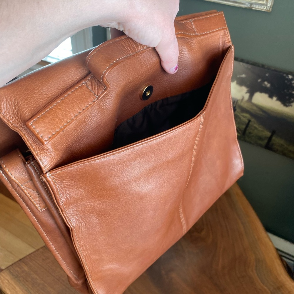 HOBO Brown Leather Shoulder Bag - Picture 12 of 14